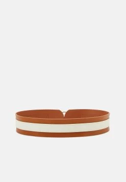 Anna Field Waist Belt - Cognac/White 9 Anna Field Waist Belt - Cognac/White -Anna Field Shop 02fb80d705ca4e89a13325687741edc9