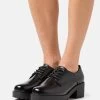 Lace-Up Heels - Black -Anna Field Shop 03860251e9964076802f8492b08ea604