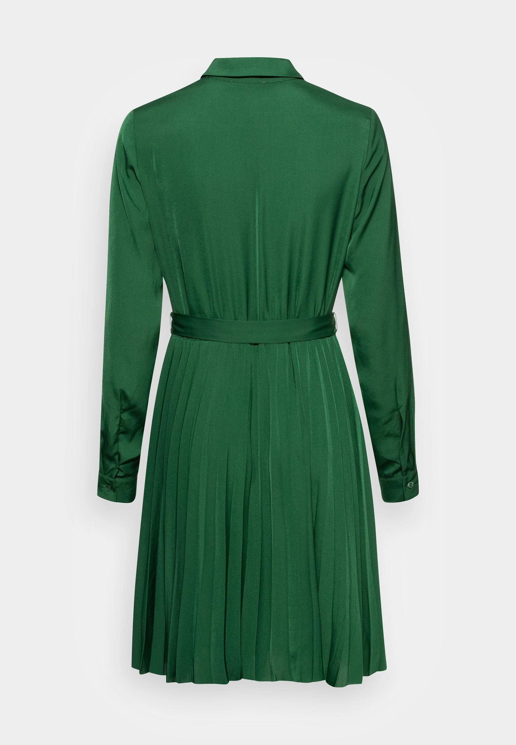 Shirt Dress - Dark Green 4 Shirt Dress - Dark Green - Image 2
