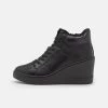 Anna Field High-Top Trainers - Black -Anna Field Shop 0b9008a3d8564be89bfdfe5e006abbc5