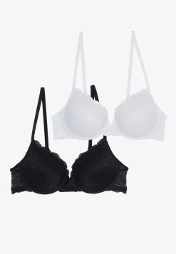 Anna Field 2 Pack - Underwired Bra - White/Black -Anna Field Shop 0c2f585a722249e38dd1bd6fbbd2e88b