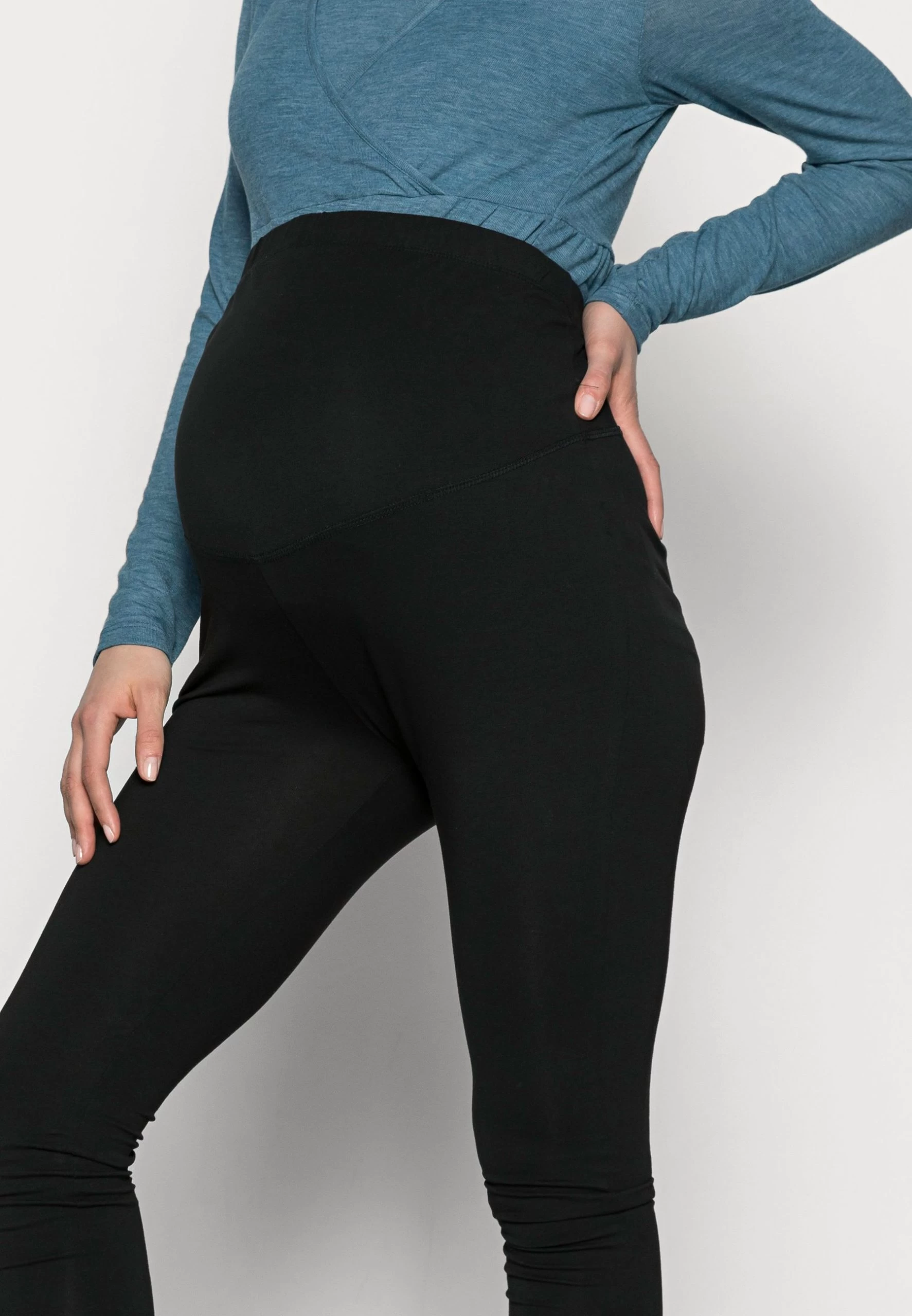 7/8 Length Maternity Leggings 2 Pack - Leggings - Trousers - Black 7 7/8 Length Maternity Leggings 2 Pack - Leggings - Trousers - Black - Image 5