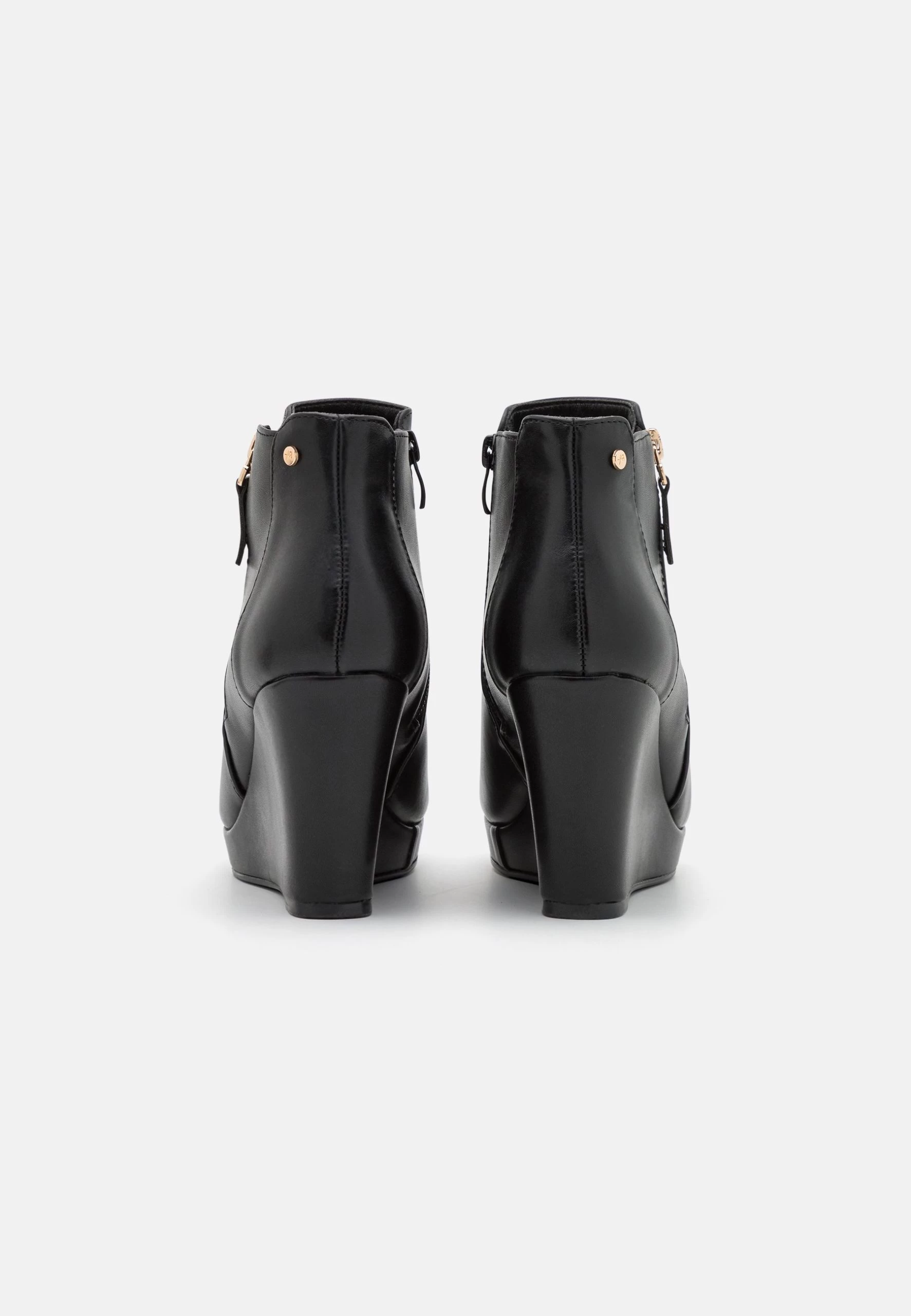 Platform Ankle Boots - Black 6 Platform Ankle Boots - Black - Image 4