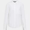Anna Field Basic Blouse With Pocket - Button-Down Blouse - Off-White -Anna Field Shop 16196ecdff7e465d8b37df3e788ddb9f