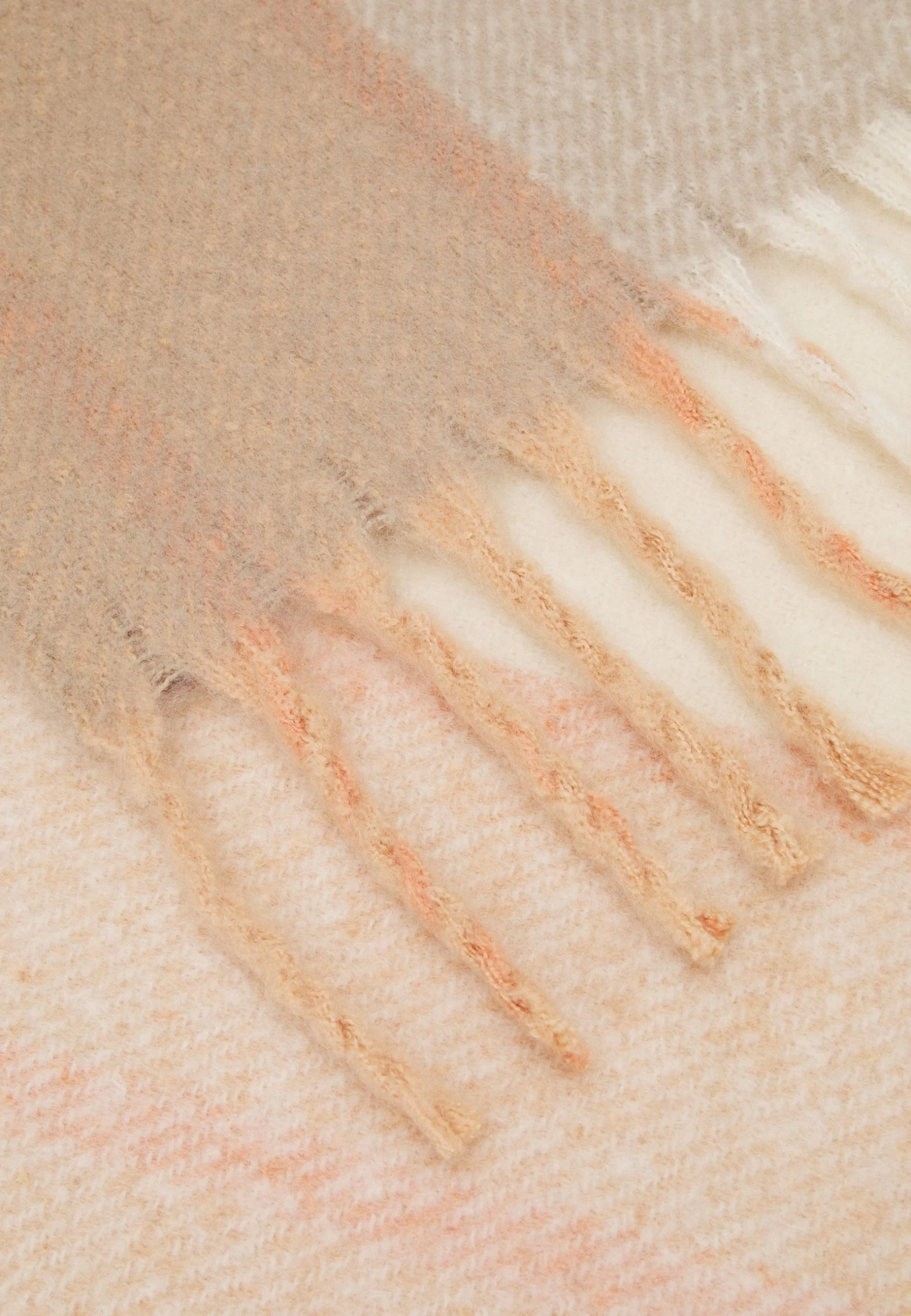 Anna Field Scarf - Orange/Beige/Grey 5 Anna Field Scarf - Orange/Beige/Grey - Image 3