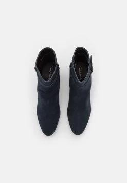 Anna Field Leather - Classic Ankle Boots - Dark Blue -Anna Field Shop 1b5ca64e0bca44f69ee028abe21e449a