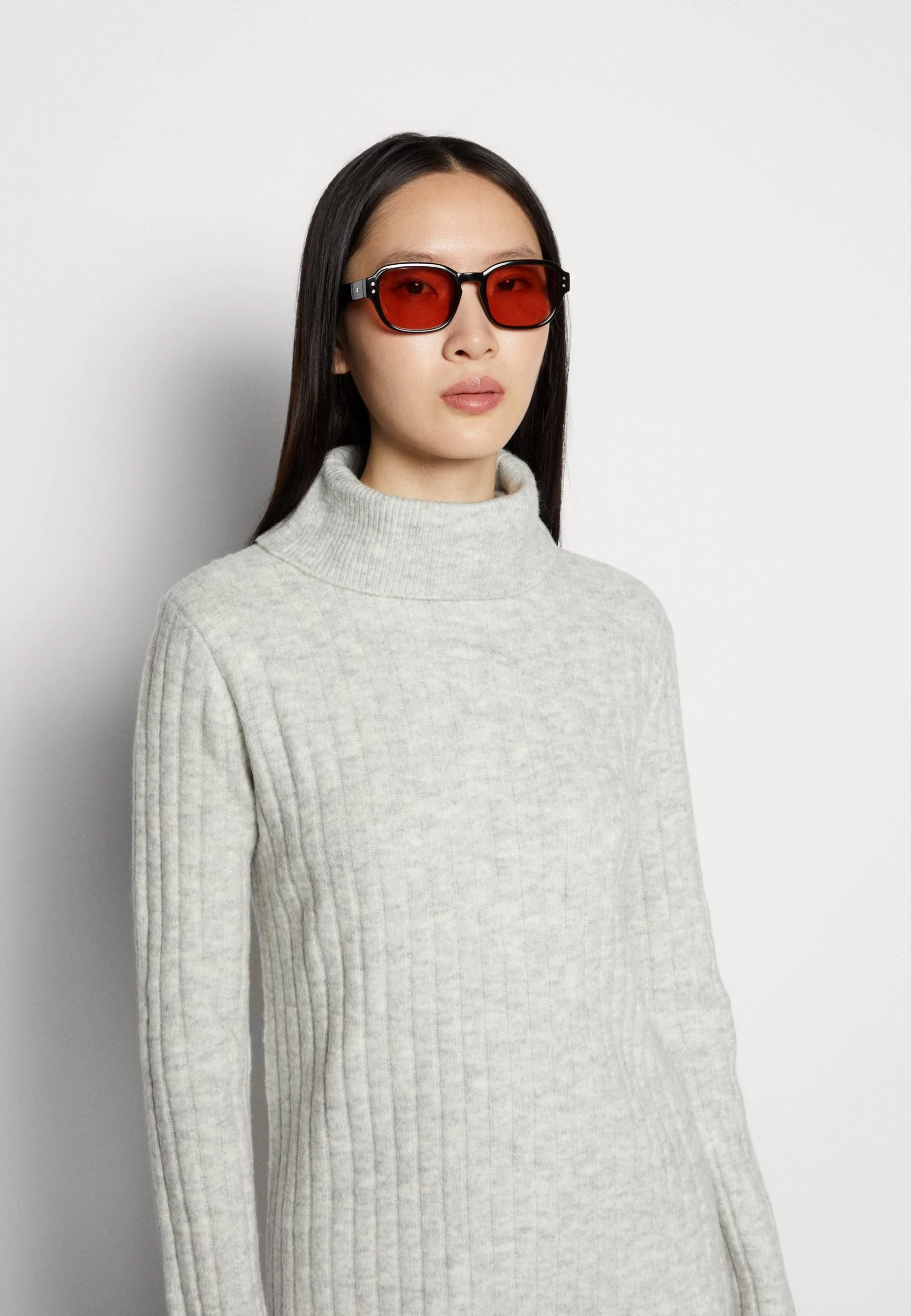 Anna Field Jumper Dress - Mottled Light Grey 6 Anna Field Jumper Dress - Mottled Light Grey - Image 4