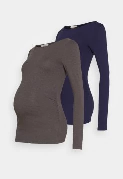 2 Pack - Long Sleeved Top - Dark Grey/Dark Blue