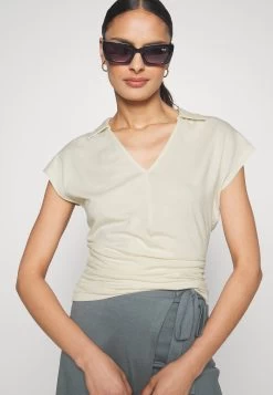 Anna Field Wrap Blouse- Blouse - Offwhite -Anna Field Shop 264c407b41a34e3e988e65c1baad508e