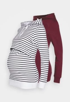 2 Pack - Hoodie - Black-White/Bordeaux 12 2 Pack - Hoodie - Black-White/Bordeaux -Anna Field Shop 2aebb9b57d85428c81357794d6525c23