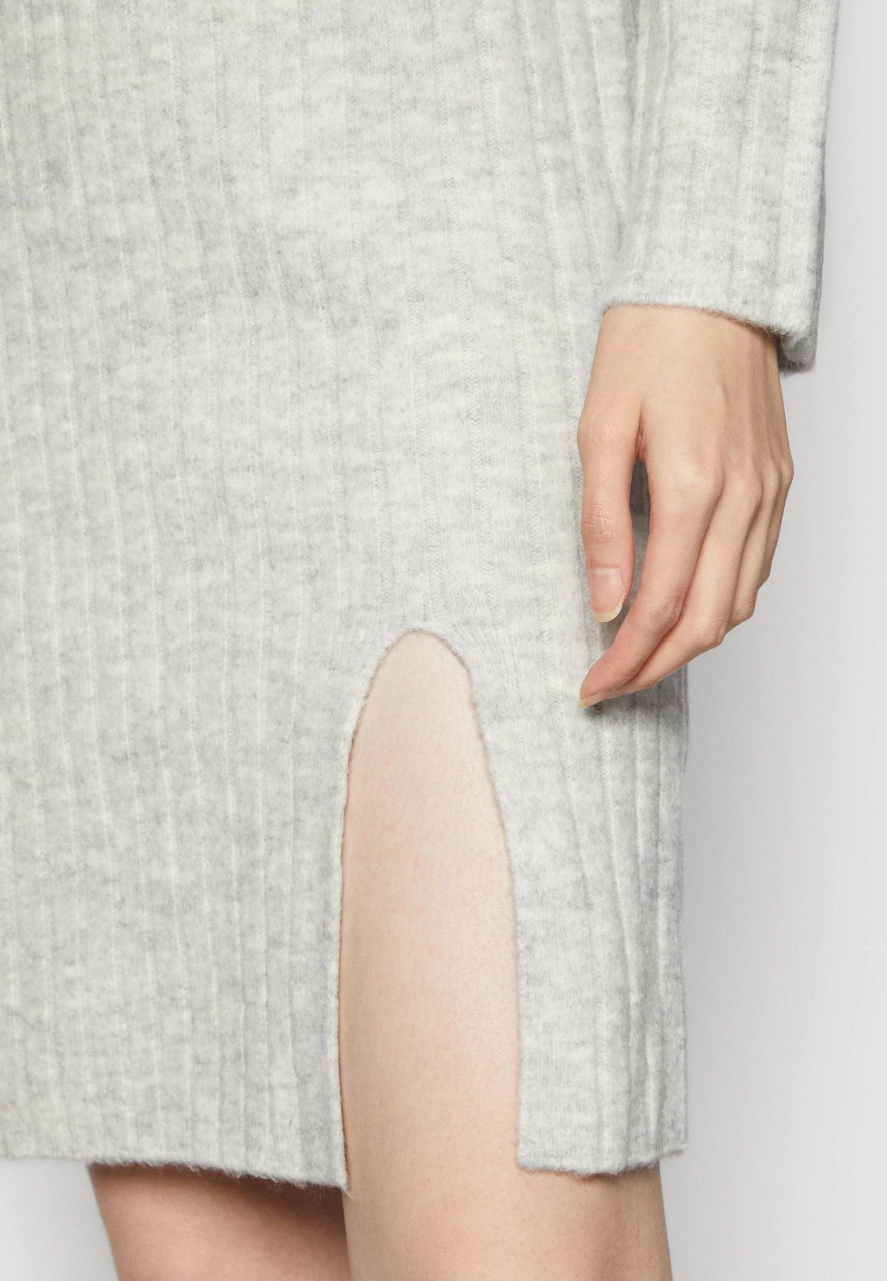 Anna Field Jumper Dress - Mottled Light Grey 8 Anna Field Jumper Dress - Mottled Light Grey - Image 6