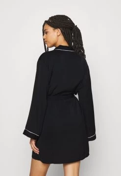 Anna Field Amanda Satin Dressing Gown - Dressing Gown - Black -Anna Field Shop 2ed7ad8212184e4ca1dc1b97ba75f567