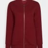 Anna Field Zip-Up Sweatshirt - Bordeaux