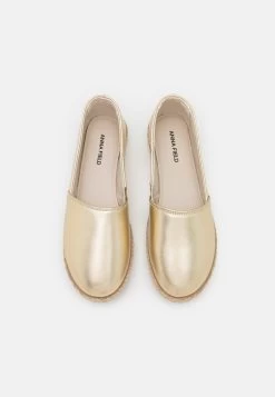 Anna Field Slip-Ons - Gold -Anna Field Shop 32ed3055b6a5465c89cb298664aceb86