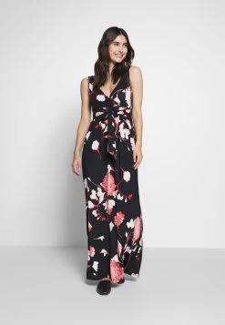 Anna Field Maxi Dress - Black/Pink -Anna Field Shop 3b7967bd51b24620a8a5ecd23c4479fa