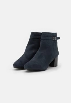 Anna Field Leather - Classic Ankle Boots - Dark Blue -Anna Field Shop 42a14f7bac454cd1aa53a3e54044760a