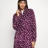 Anna Field Dressing Gown - Dark Red/Beige -Anna Field Shop 46f61e56ae394a3a9d0cd7c588aa288a