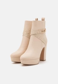 Anna Field Platform Ankle Boots - Beige -Anna Field Shop 4a1fb096fdfa40dabb2cc42a1e56dd53