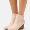 Anna Field Wedge Ankle Boots - Beige 1 Anna Field Wedge Ankle Boots - Beige -Anna Field Shop 4ad63b0c69a24c0cbcfcd021acebfbf1