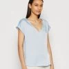 Anna Field Basic T-Shirt - Light Blue