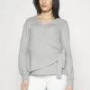 Zip-Up Sweatshirt - Mottled Light Grey 2 Zip-Up Sweatshirt - Mottled Light Grey -Anna Field Shop 53fe36eb30724d439c82c780f13f6918