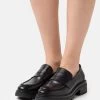 Anna Field Leather - Slip-Ons - Black