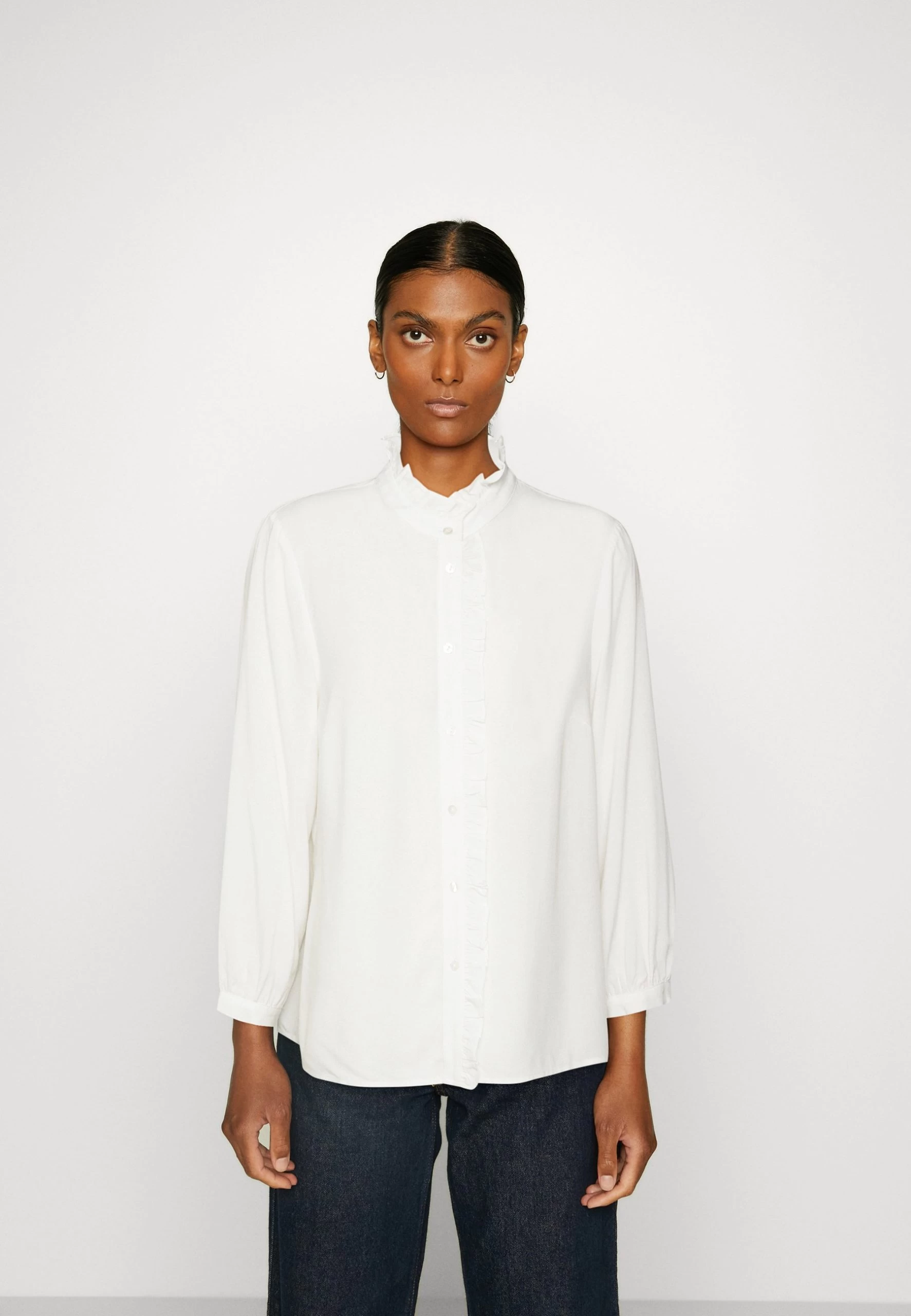Anna Field Button-Down Blouse -Off-White 3 Anna Field Button-Down Blouse -Off-White