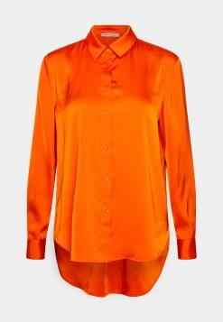 Anna Field Button-Down Blouse - Orange -Anna Field Shop 6099446b7fef4ad89414ef2a8eb17ae3