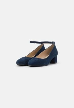 Anna Field Leather- Classic Heels - Dark Blue -Anna Field Shop 653ebab8a8af40c79de8e9e0259550ce