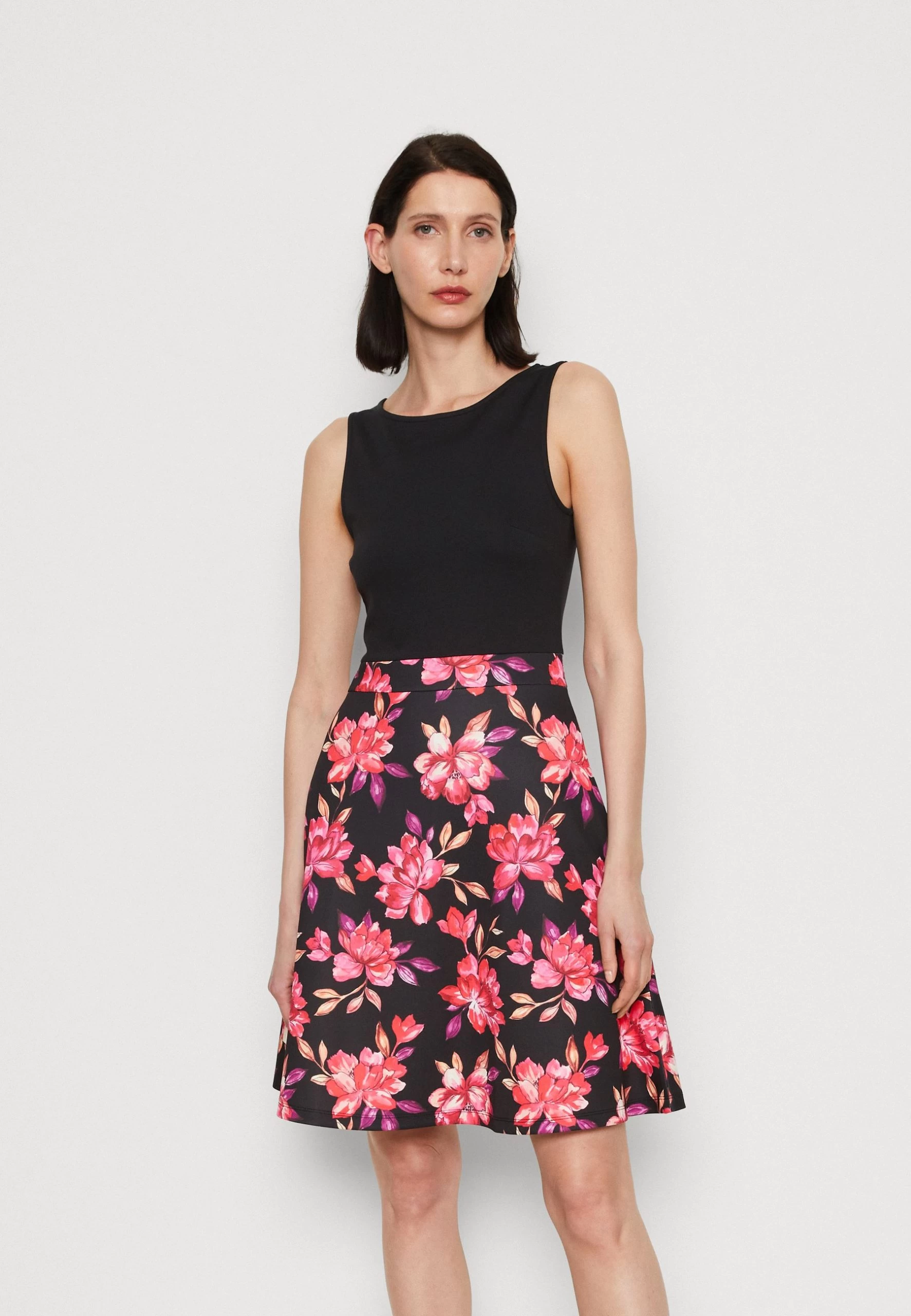 Anna Field Day Dress - Black/Red/Purple 3 Anna Field Day Dress - Black/Red/Purple