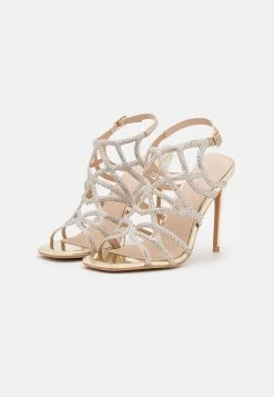 Anna Field Leather - High Heeled Sandals - Gold -Anna Field Shop 684878368bdd4ca7b43bae05e6542152
