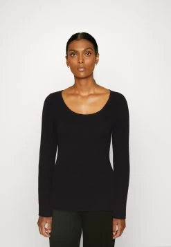 Anna Field Button Detail - Jumper -Black