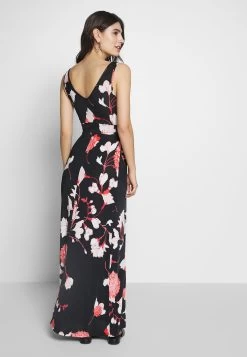 Anna Field Maxi Dress - Black/Pink -Anna Field Shop 7a0ac2898a1748c4a8401c7c3d8b9727
