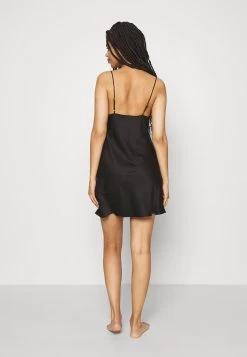 Anna Field Simple Satin Nightie - Nightie - Black -Anna Field Shop 7d85babe3d6740eaa999df755abd1162