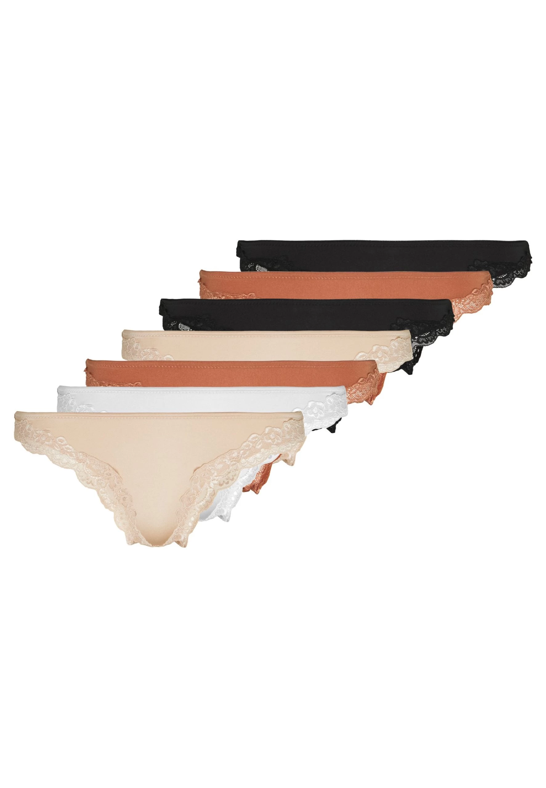 Anna Field Samira 7Pp Thong Lace Micro - Thong - Black/White/Tan 3 Anna Field Samira 7Pp Thong Lace Micro - Thong - Black/White/Tan