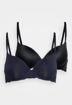 Anna Field 2 Pack - T-Shirt Bra - Dark Blue/Black -Anna Field Shop 8b3a06b3465141b08755049bddf03701