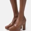 Anna Field Platform Heels - Cognac -Anna Field Shop 8d132fbe6c8042a8b4cc3c2aef08c3a3