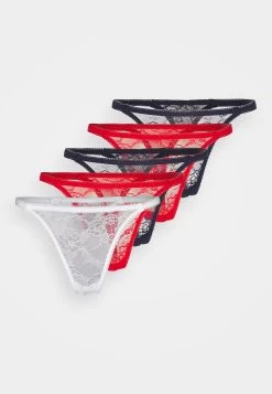 Anna Field 5 Pack - Thong - Red/Blue/White -Anna Field Shop 922a7cbbea3c4736937b922f425e5eb5