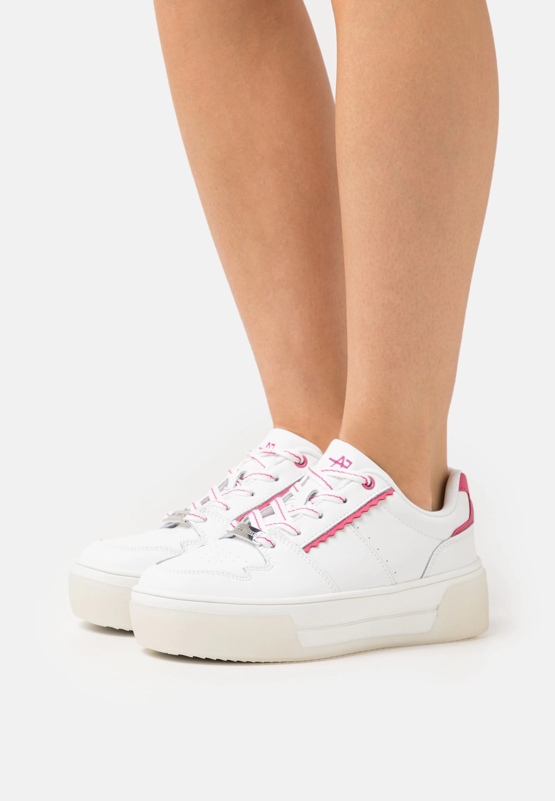 Anna Field Leather - Trainers - White/Pink 3 Anna Field Leather - Trainers - White/Pink