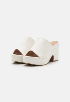 Wide Fit - Heeled Mules -White 10 Wide Fit - Heeled Mules -White -Anna Field Shop 9fdc4ed5dc1041329e405e87283ca9a7