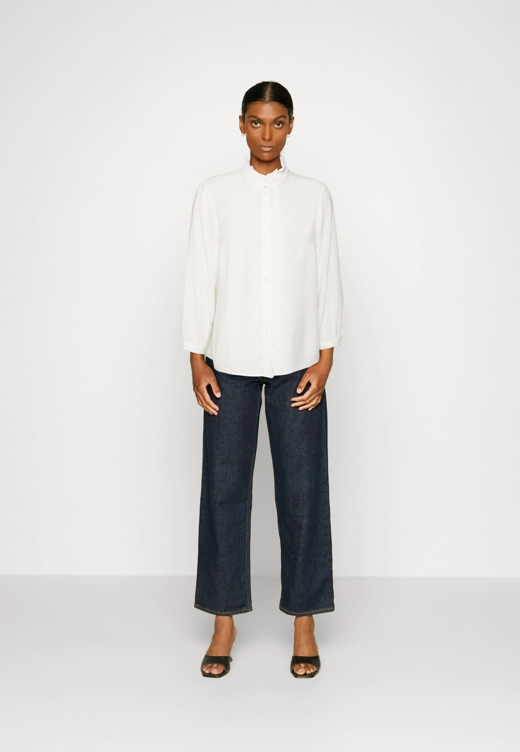 Anna Field Button-Down Blouse -Off-White 4 Anna Field Button-Down Blouse -Off-White - Image 2