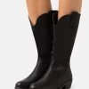 Anna Field Cowboy/Biker Boots - Black -Anna Field Shop a7f476510b274473aa28810f09bedb66