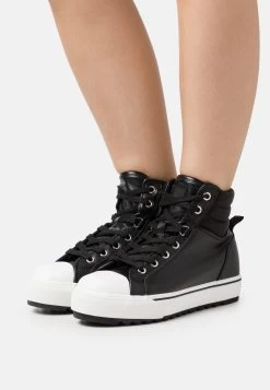 Anna Field High-Top Trainers - Black