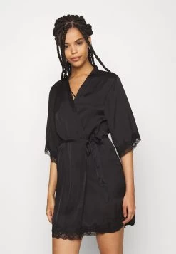 Anna Field Dressing Gown - Black