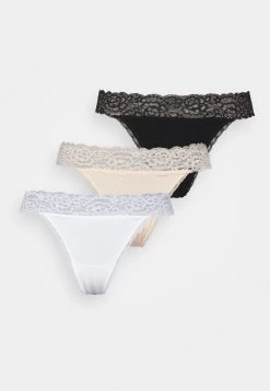 Anna Field 3 Pack - Thong - Black/Beige/ -Anna Field Shop bf76d5d63c154802b925f06ae16e9063