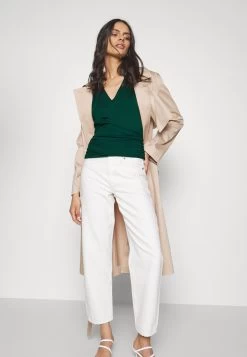 Anna Field Wrap Blouse- Blouse - Dark Green -Anna Field Shop bf9334f108d54ed690911f9c2f572e6f