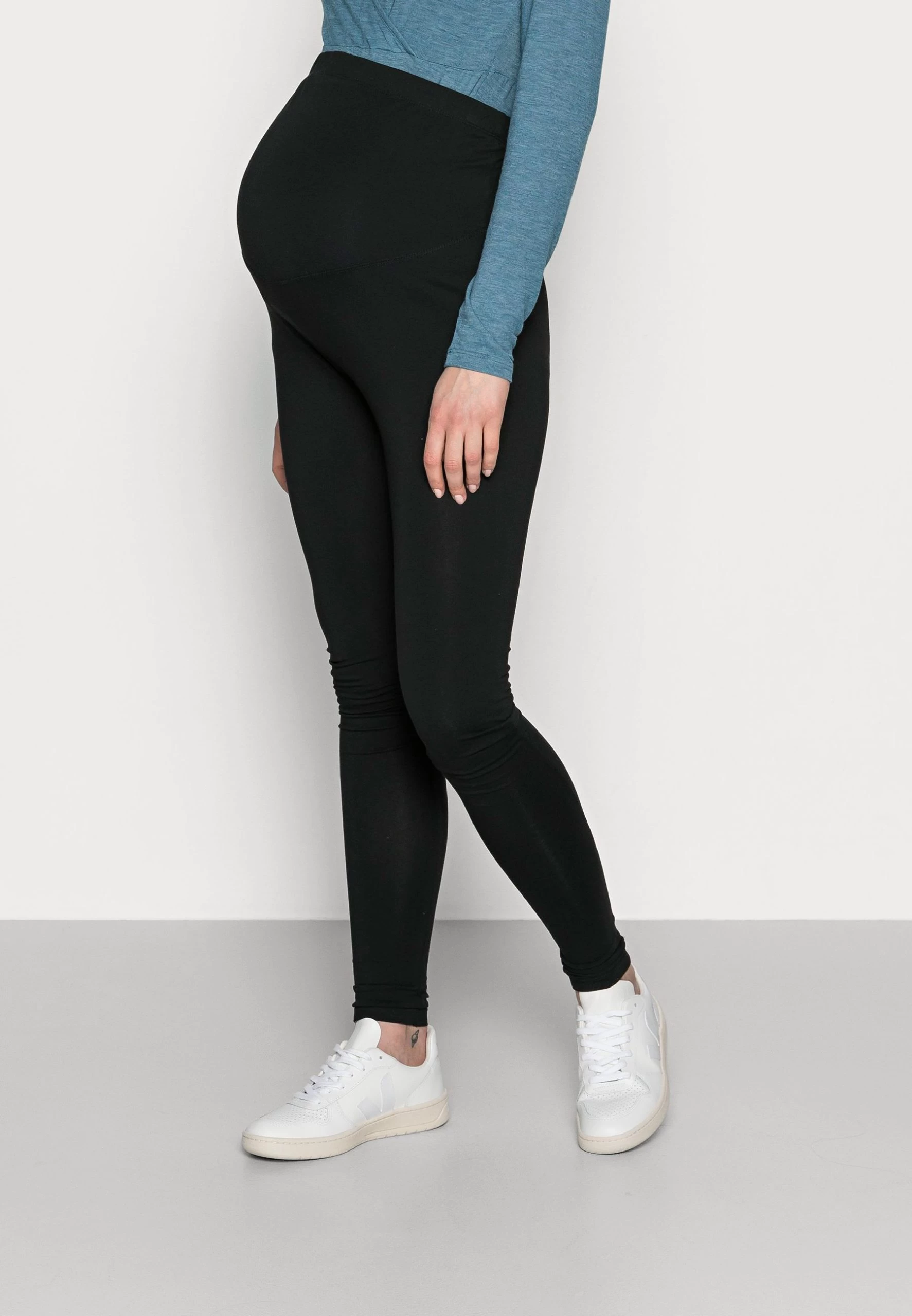7/8 Length Maternity Leggings 2 Pack - Leggings - Trousers - Black 6 7/8 Length Maternity Leggings 2 Pack - Leggings - Trousers - Black - Image 4
