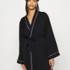 Anna Field Amanda Satin Dressing Gown - Dressing Gown - Black -Anna Field Shop c8514e45c9704a56b441d86f6c913dc1