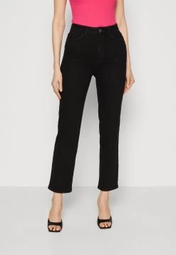 Anna Field Straight Leg Jeans - Black Denim