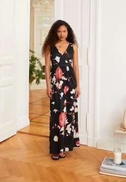 Anna Field Maxi Dress - Black/Pink -Anna Field Shop da425c6646274c6dacbd2e7614cf946a